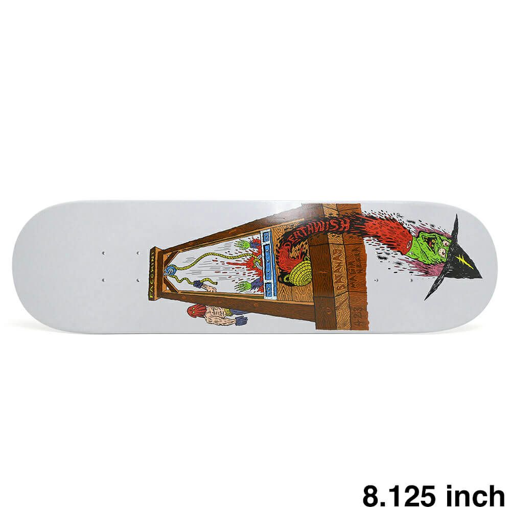（セール）DEATHWISH DECK デスウィッシュ デッキ YURI FACCHINI DEATHWITCH TRIALS 8.125 スケートボード スケボー