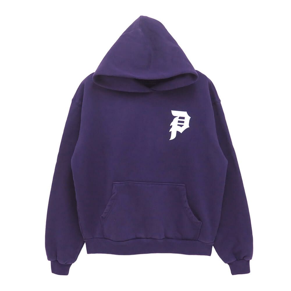 PRIMITIVE HOOD プリミティブ パーカー DIRTY P PURPLE スケートボード スケボー 1