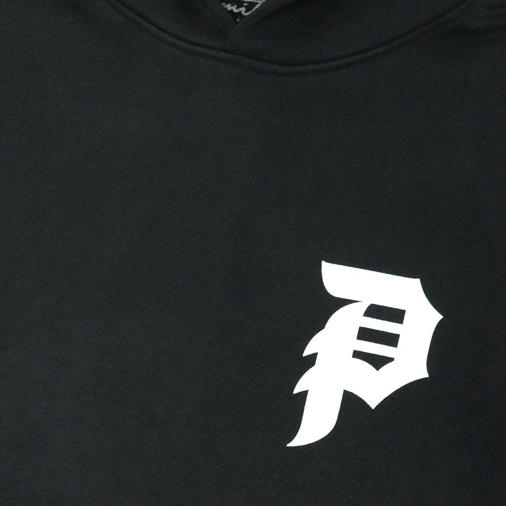 PRIMITIVE HOOD プリミティブ パーカー DIRTY P BLACK スケートボード スケボー 2