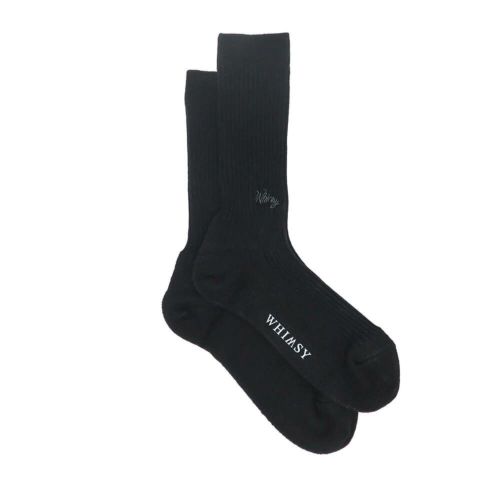  WHIMSY SOCKS ウィムジー ソックス 靴下 EMJAY SUMI BLACK スケートボード スケボー 3