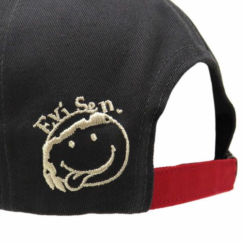  EVISEN CAP エビセン キャップ ONE-UP 6 PANEL DARK GREY/RED スケートボード スケボー 2