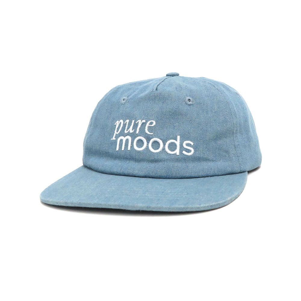 THEORIES CAP セオリーズ キャップ PURE MOODS DENIM STRAPBACK DENIM スケートボード スケボー 