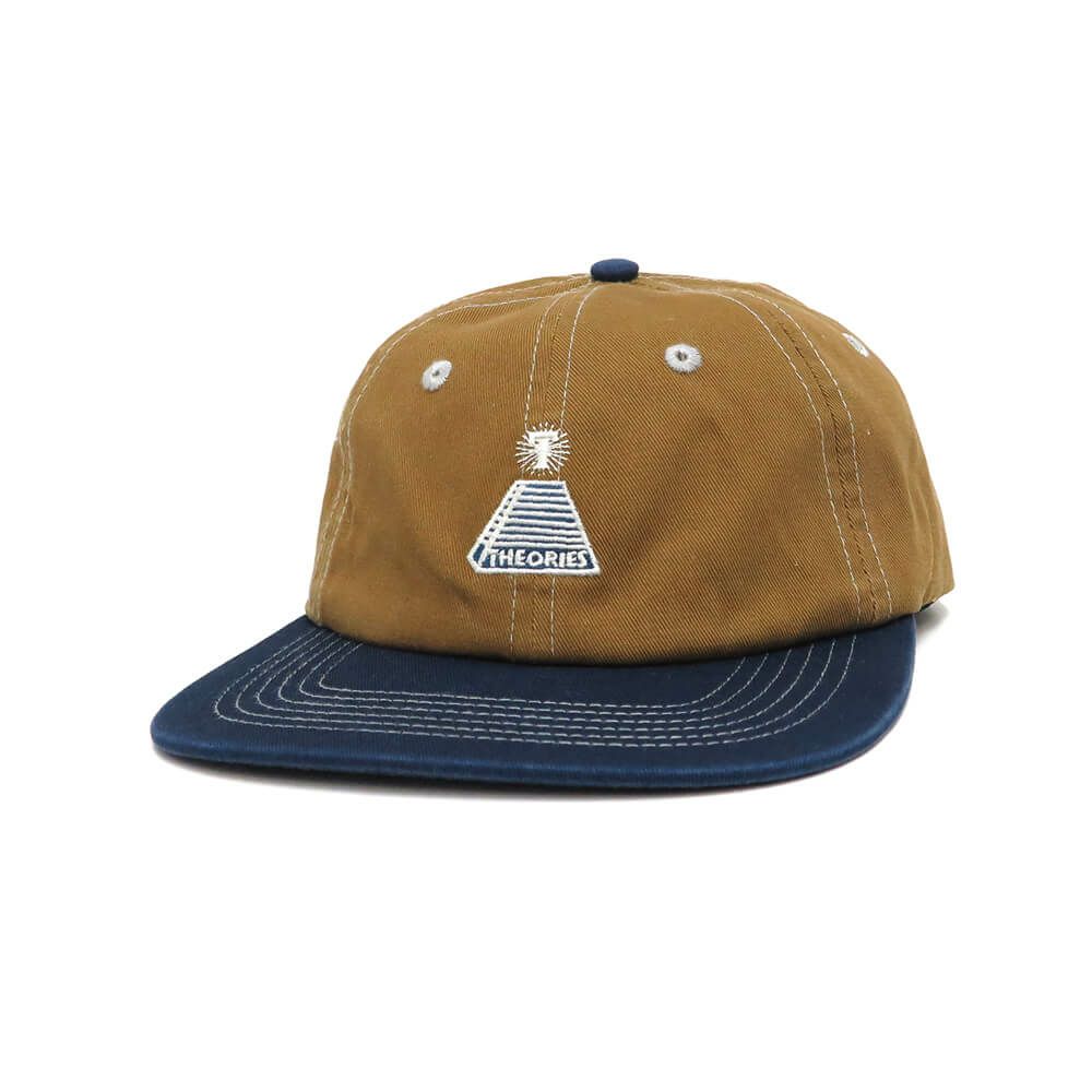  THEORIES CAP セオリーズ キャップ SCRIBBLE EMBROIDERED SNAPBACK COPPER/NAVY スケートボード スケボー 