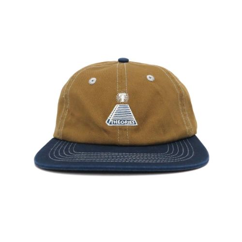  THEORIES CAP セオリーズ キャップ SCRIBBLE EMBROIDERED SNAPBACK COPPER/NAVY スケートボード スケボー 1