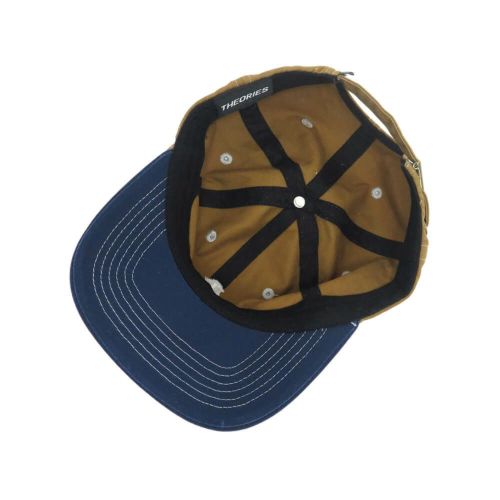  THEORIES CAP セオリーズ キャップ SCRIBBLE EMBROIDERED SNAPBACK COPPER/NAVY スケートボード スケボー 3