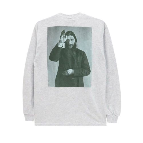THEORIES LONG SLEEVE セオリーズ ロングスリーブTシャツ RASPUTIN ASH スケートボード スケボー 