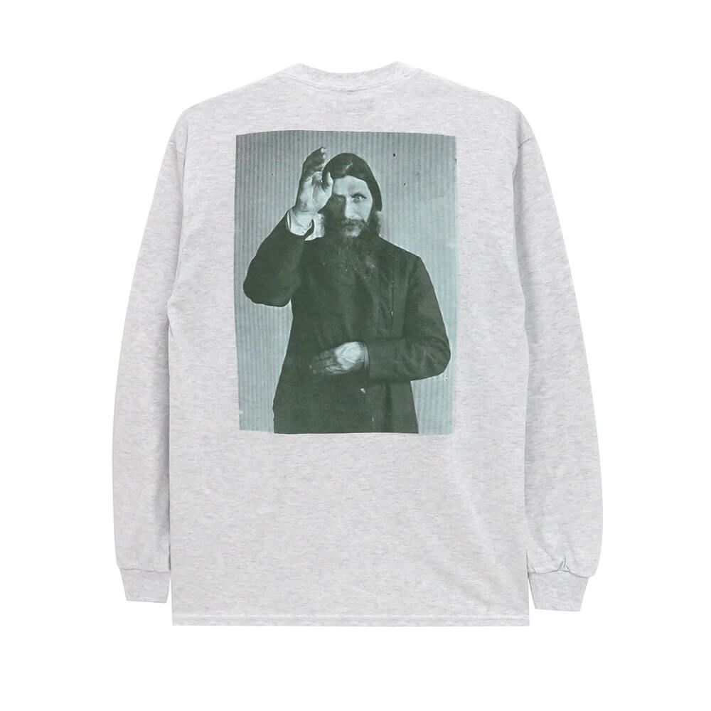 THEORIES LONG SLEEVE セオリーズ ロングスリーブTシャツ RASPUTIN ASH スケートボード スケボー 