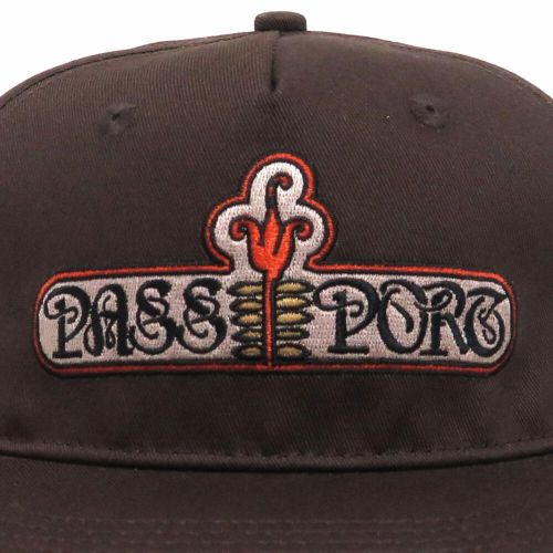  PASS~PORT CAP パスポート キャップ GARDENIA WORKERS CHOCOLATE スケートボード スケボー 4