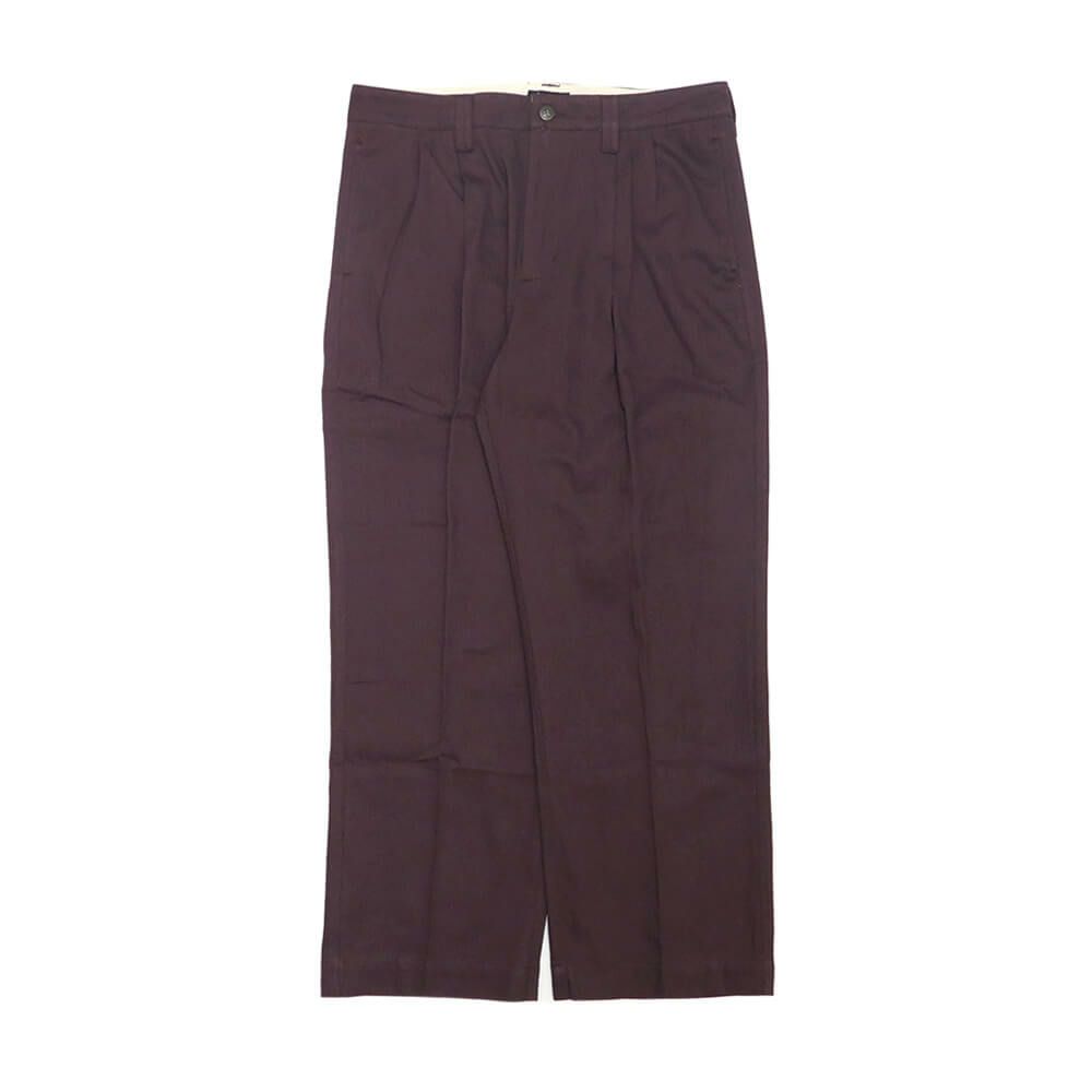 PASS~PORT PANTS パスポート パンツ ジーンズ HERRINGBONE LEAGUES CLUB DARK PLUM スケートボード スケボー 