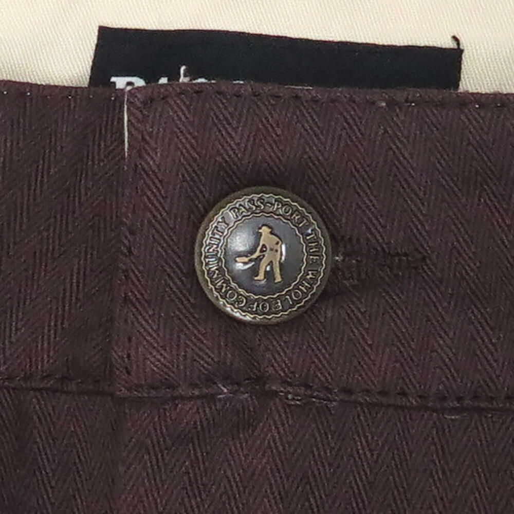 PASS~PORT PANTS パスポート パンツ ジーンズ HERRINGBONE LEAGUES CLUB DARK PLUM スケートボード スケボー 2