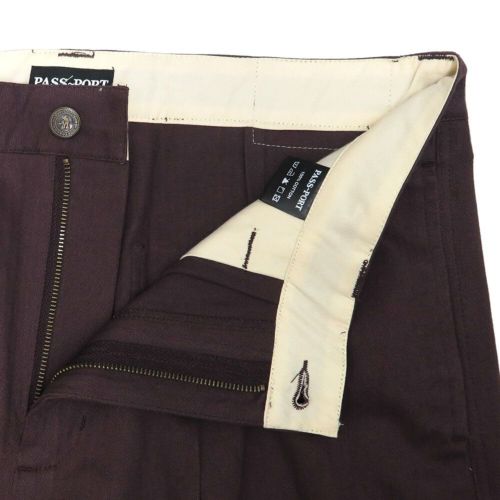 PASS~PORT PANTS パスポート パンツ ジーンズ HERRINGBONE LEAGUES CLUB DARK PLUM スケートボード スケボー 3
