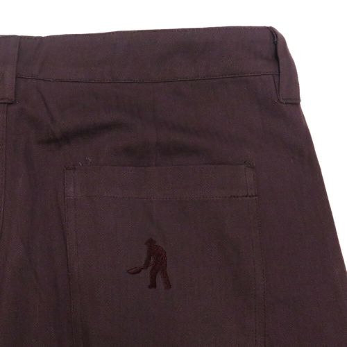 PASS~PORT PANTS パスポート パンツ ジーンズ HERRINGBONE LEAGUES CLUB DARK PLUM スケートボード スケボー 4
