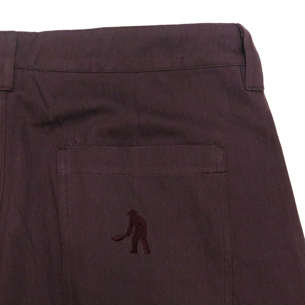 PASS~PORT PANTS パスポート パンツ ジーンズ HERRINGBONE LEAGUES CLUB DARK PLUM スケートボード スケボー 4