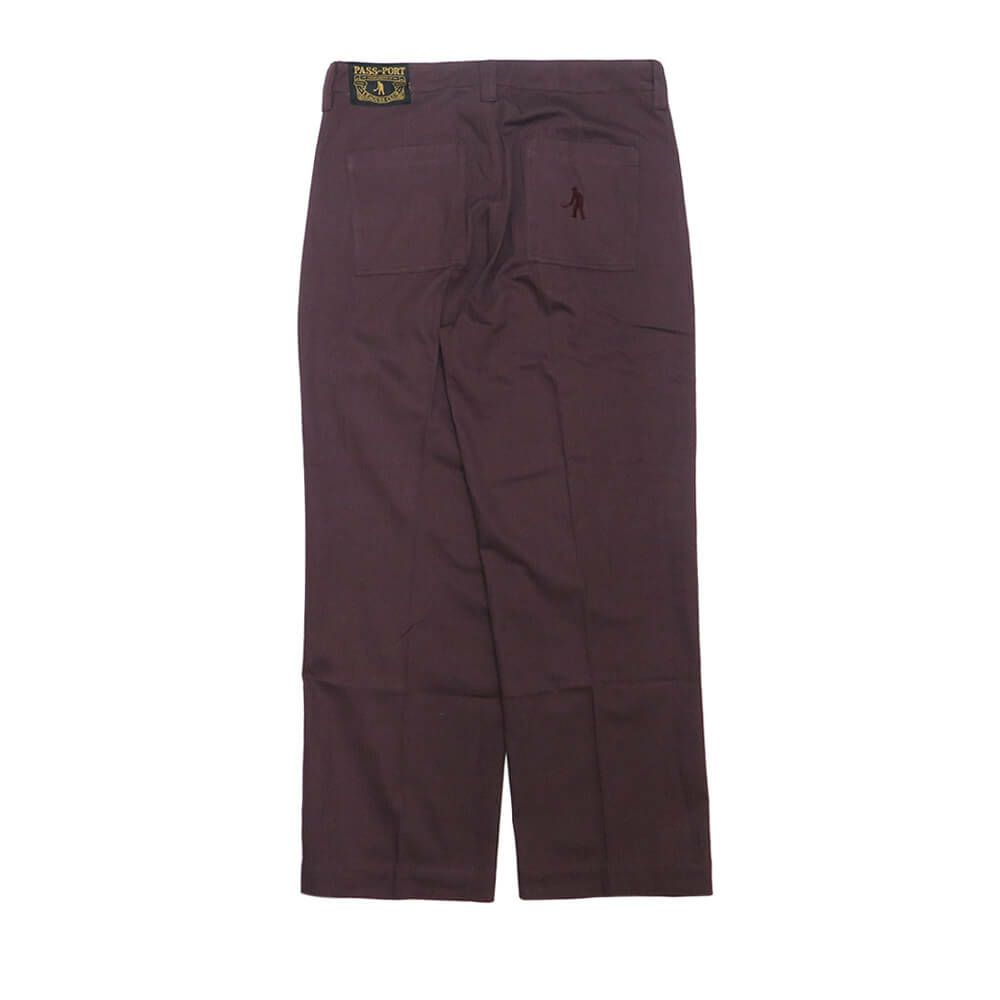 PASS~PORT PANTS パスポート パンツ ジーンズ HERRINGBONE LEAGUES CLUB DARK PLUM スケートボード スケボー 6