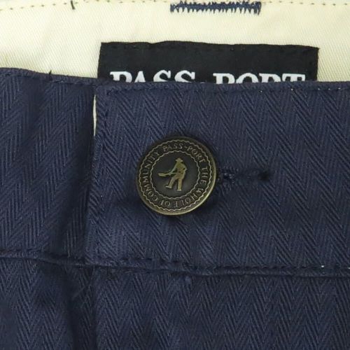 PASS~PORT PANTS パスポート パンツ ジーンズ HERRINGBONE LEAGUES CLUB NAVY スケートボード スケボー 2