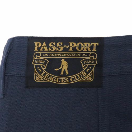 PASS~PORT PANTS パスポート パンツ ジーンズ HERRINGBONE LEAGUES CLUB NAVY スケートボード スケボー 7