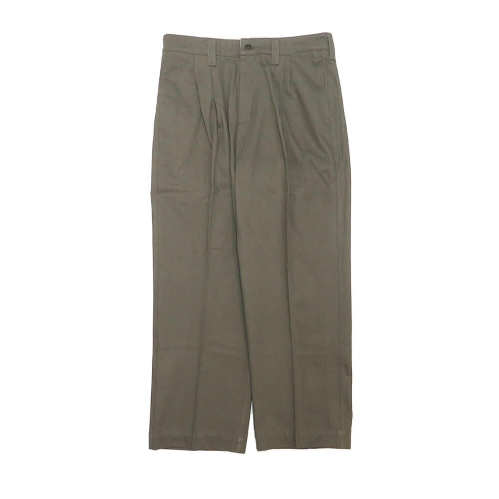 PASS~PORT PANTS パスポート パンツ ジーンズ HERRINGBONE LEAGUES CLUB OLIVE スケートボード スケボー 