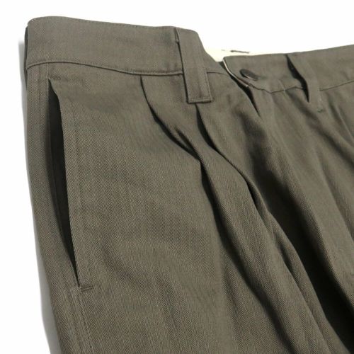PASS~PORT PANTS パスポート パンツ ジーンズ HERRINGBONE LEAGUES CLUB OLIVE スケートボード スケボー 1