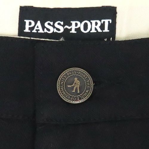 PASS~PORT PANTS パスポート パンツ ジーンズ HERRINGBONE LEAGUES CLUB BLACK スケートボード スケボー 2
