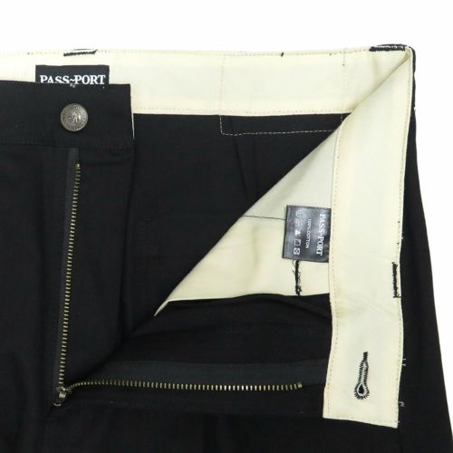 PASS~PORT PANTS パスポート パンツ ジーンズ HERRINGBONE LEAGUES CLUB BLACK スケートボード スケボー 3