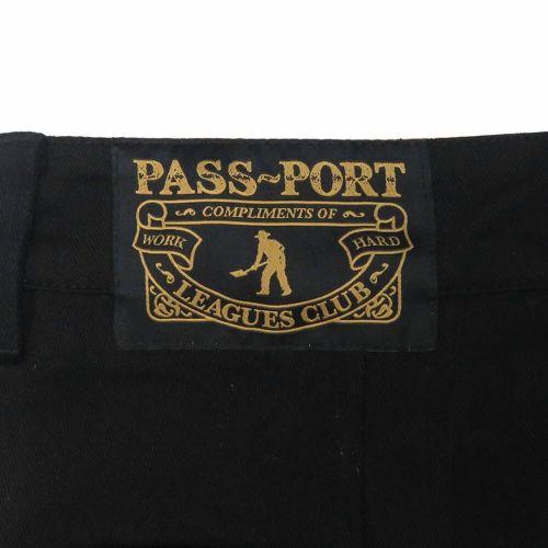 PASS~PORT PANTS パスポート パンツ ジーンズ HERRINGBONE LEAGUES CLUB BLACK スケートボード スケボー 7