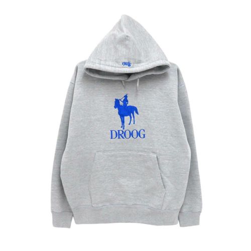 DROOG HOOD ドゥルーグ パーカー POLNO GREY スケートボード スケボー 