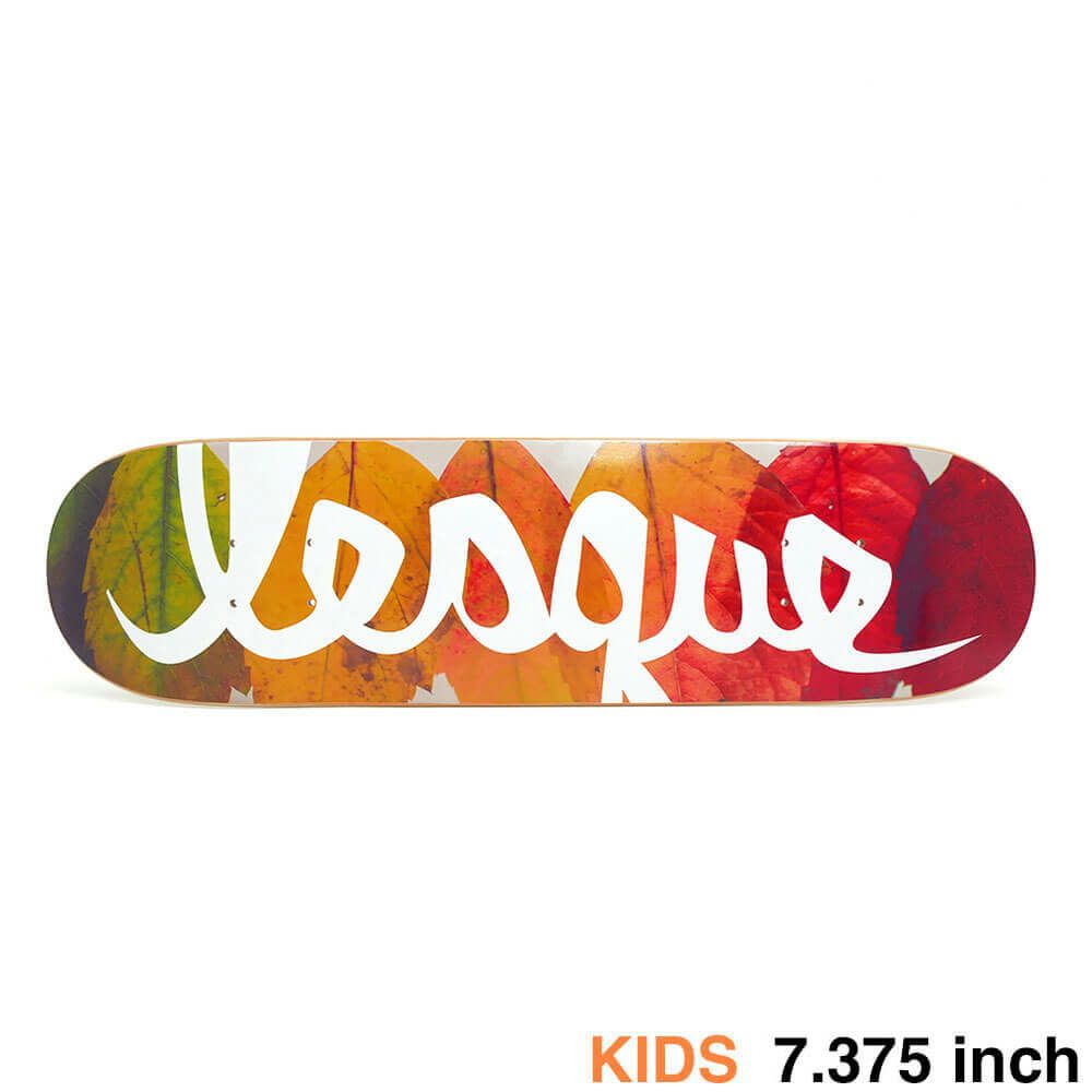 LESQUE DECK レスケ デッキ（子供用） TEAM AUTUMN LEAVES 7.375 スケートボード スケボー