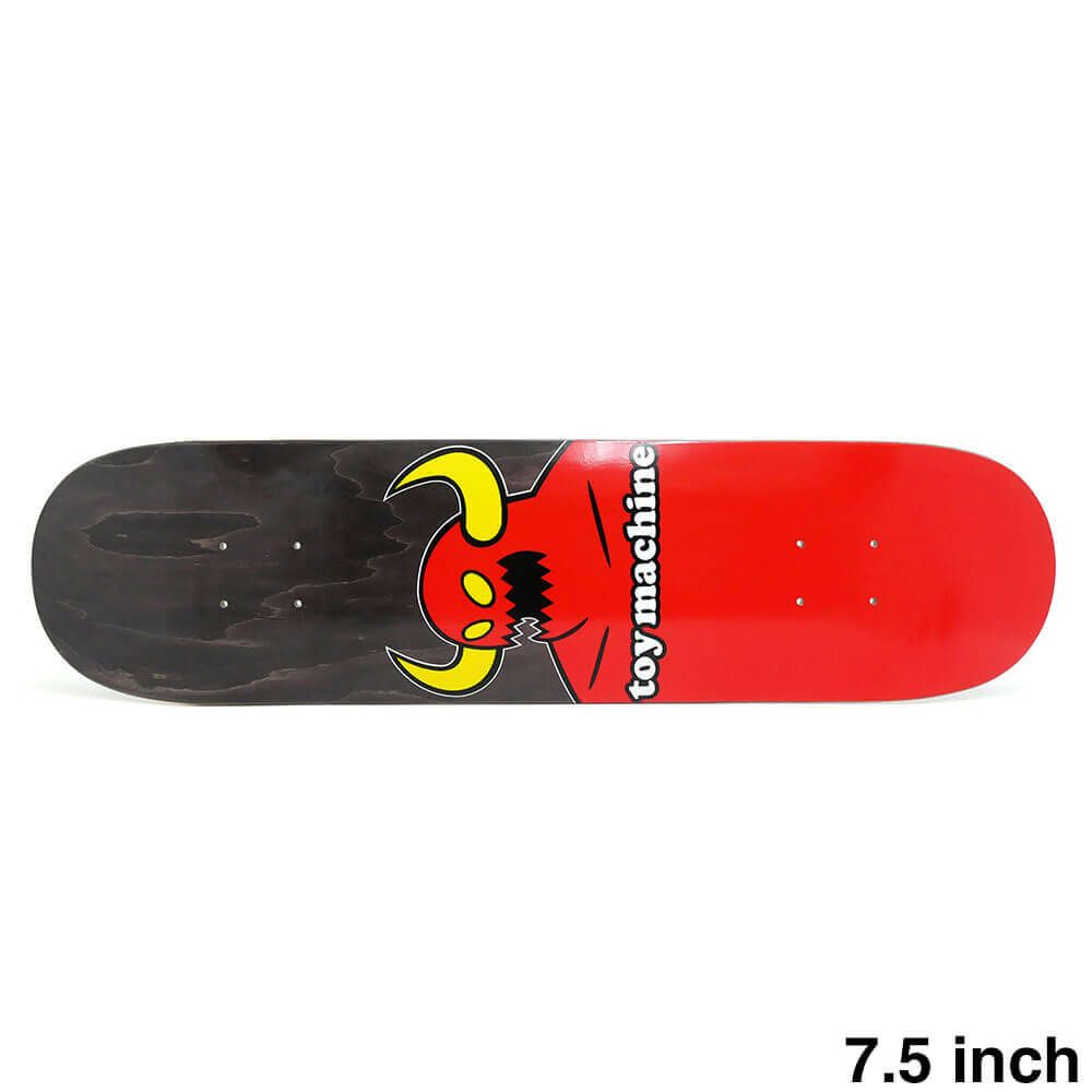 TOY MACHINE DECK トイマシーン デッキ TEAM MONSTER BLACK STAIN 7.5 スケートボード スケボー