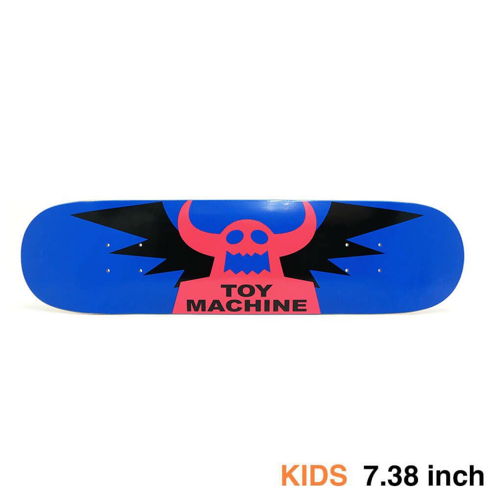 TOY MACHINE DECK トイマシーン デッキ（子供用） TEAM WINGED BLUE 7.38 スケートボード スケボー