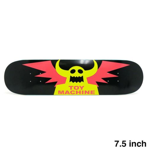 TOY MACHINE DECK トイマシーン デッキ TEAM WINGED BLACK 7.5 スケートボード スケボー