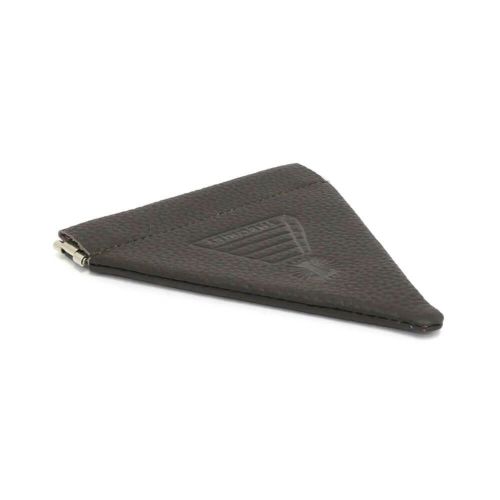 THEORIES COIN CASE セオリーズ コインケース THEORAMID GENUINE LEATHER EMBOSSED COIN/HEADPHONE POUCH BROWN スケートボード スケボー　2