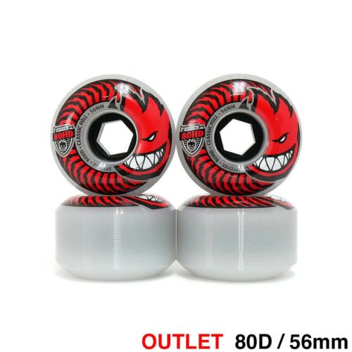 （アウトレット価格 7.370円 → 5,490円）SPITFIRE WHEEL スピットファイヤー ソフトウィール（クルーザー） 80HD CHARGERS CLASSIC FULL 56mm 黄ばみ スケートボード スケボー