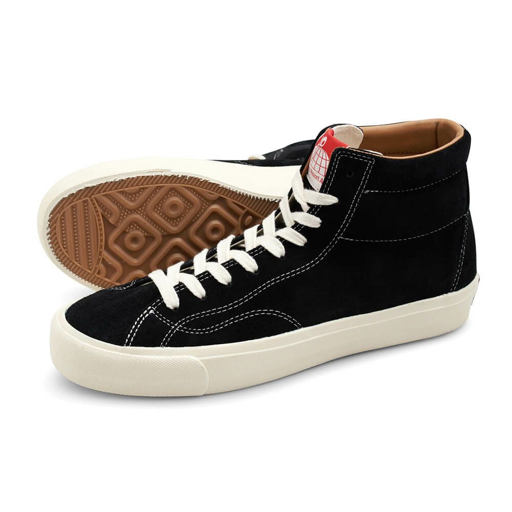 LAST RESORT AB SHOES ラストリゾートエービー シューズ スニーカー VM003 SUEDE HI（RED LABEL）BLACK/WHITE スケートボード スケボー 1