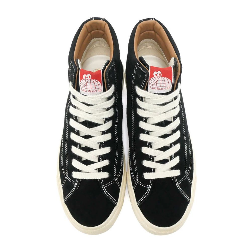 LAST RESORT AB SHOES ラストリゾートエービー シューズ スニーカー VM003 SUEDE HI（RED LABEL）BLACK/WHITE スケートボード スケボー 2