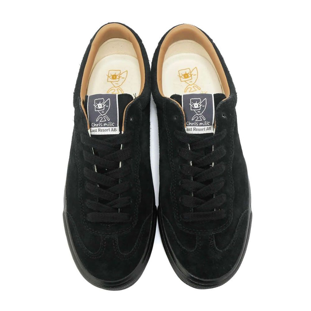 LAST RESORT AB SHOES ラストリゾートエービー シューズ スニーカー VM004 MILIC SUEDE LO（BLACK LABEL） BLACK/BLACK スケートボード スケボー 2