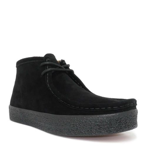 LAST RESORT AB SHOES ラストリゾートエービー シューズ スニーカー VM006 MOC SUEDE HI（BLACK LABEL） BLACK/BLACK スケートボード スケボー
