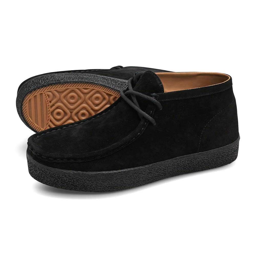 LAST RESORT AB SHOES ラストリゾートエービー シューズ スニーカー VM006 MOC SUEDE HI（BLACK LABEL） BLACK/BLACK スケートボード スケボー 1