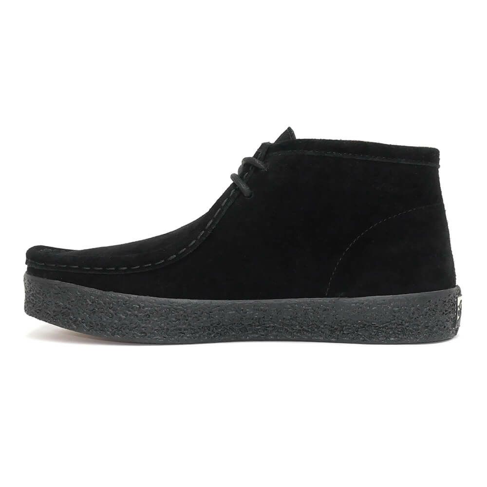LAST RESORT AB SHOES ラストリゾートエービー シューズ スニーカー VM006 MOC SUEDE HI（BLACK LABEL） BLACK/BLACK スケートボード スケボー 5