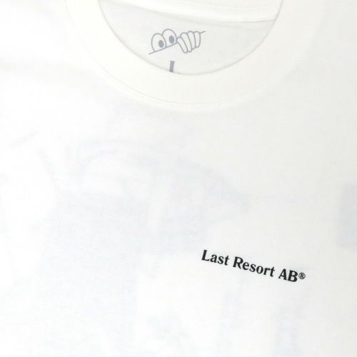 LAST RESORT AB LONG SLEEVE ラストリゾートエービー ロングスリーブTシャツ BRAIN FREEZE WHITE スケートボード スケボー 2