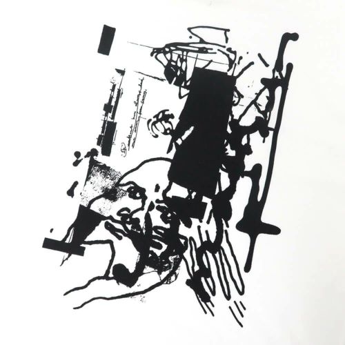 LAST RESORT AB LONG SLEEVE ラストリゾートエービー ロングスリーブTシャツ BRAIN FREEZE WHITE スケートボード スケボー 3