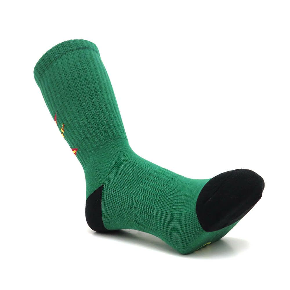 EVISEN SOCKS エビセン ソックス 靴下 MIND FUCK GREEN スケートボード スケボー 