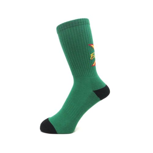 EVISEN SOCKS エビセン ソックス 靴下 MIND FUCK GREEN スケートボード スケボー 1