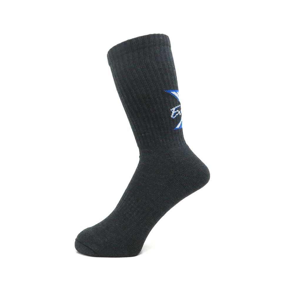 EVISEN SOCKS エビセン ソックス 靴下 MIND FUCK BLACK スケートボード スケボー 1