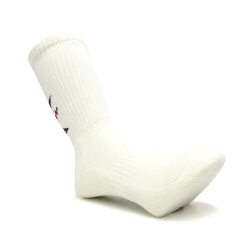 EVISEN SOCKS エビセン ソックス 靴下 MIND FUCK WHITE スケートボード スケボー 