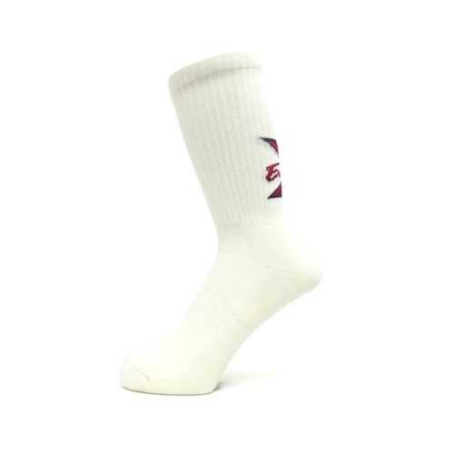 EVISEN SOCKS エビセン ソックス 靴下 MIND FUCK WHITE スケートボード スケボー 1