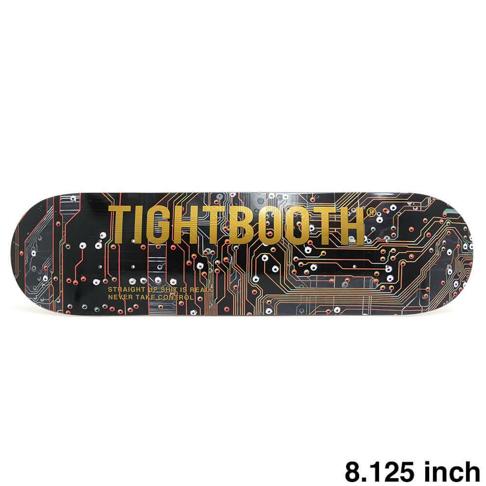 TIGHTBOOTH（TBPR）DECK タイトブース デッキ TEAM CHIP LOGO 8.125 スケートボード スケボー