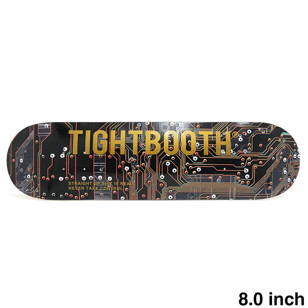 TIGHTBOOTH（TBPR）DECK タイトブース デッキ TEAM CHIP LOGO 8.0 スケートボード スケボー