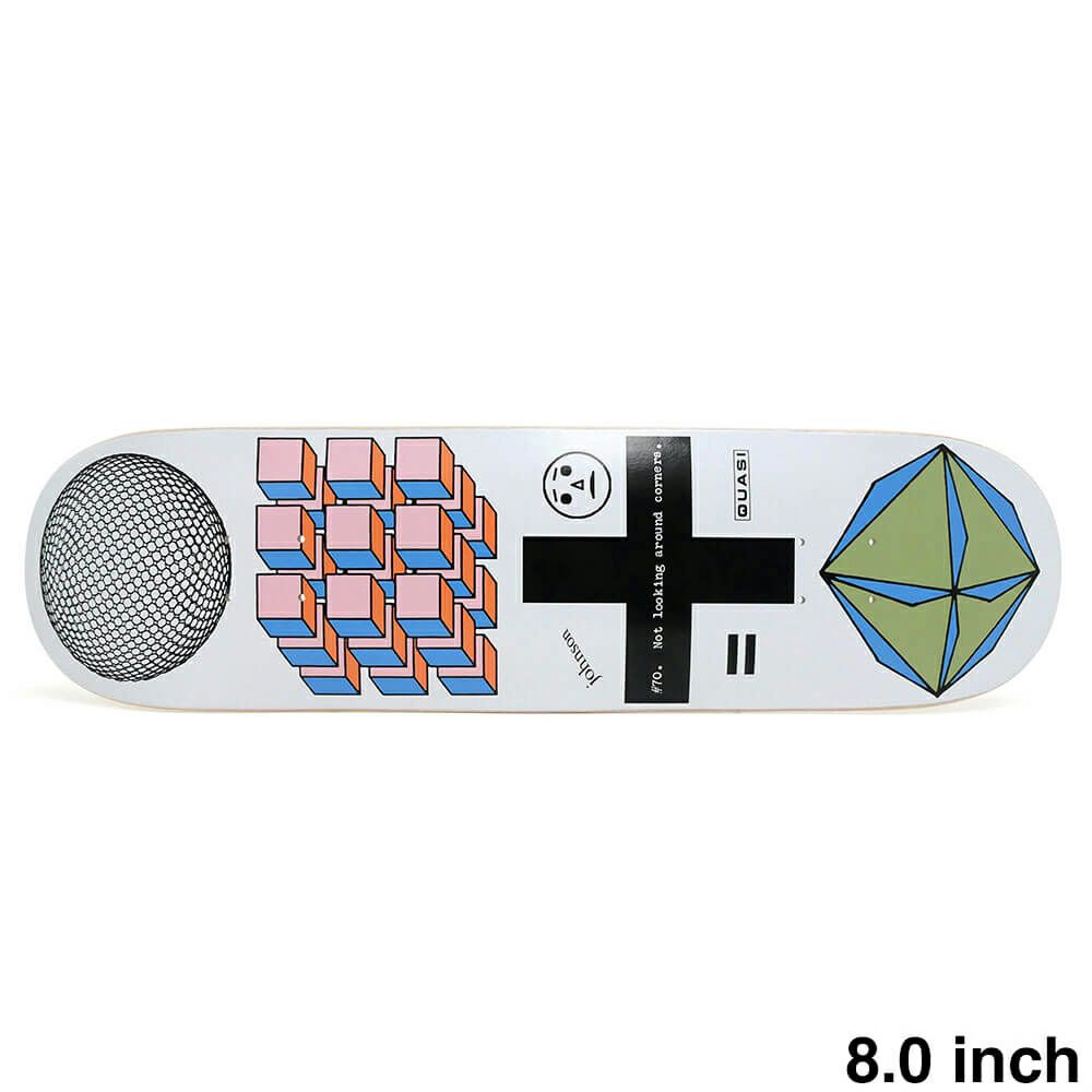 QUASI DECK クワージー デッキ JAKE JOHNSON 3-DPO 8.0 スケートボード スケボー