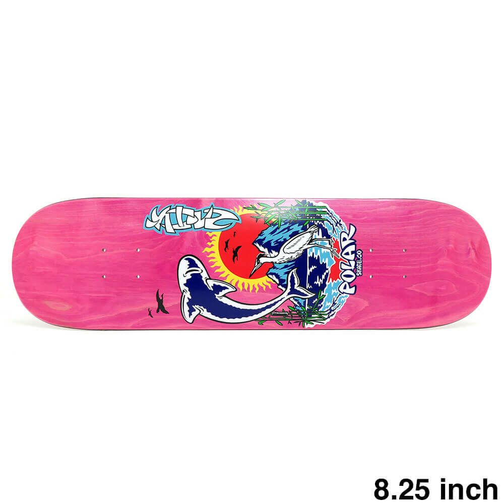 POLAR DECK ポーラー デッキ SHIN SANBONGI MT. FUJI PINK STAIN 8.25 スケートボード スケボー