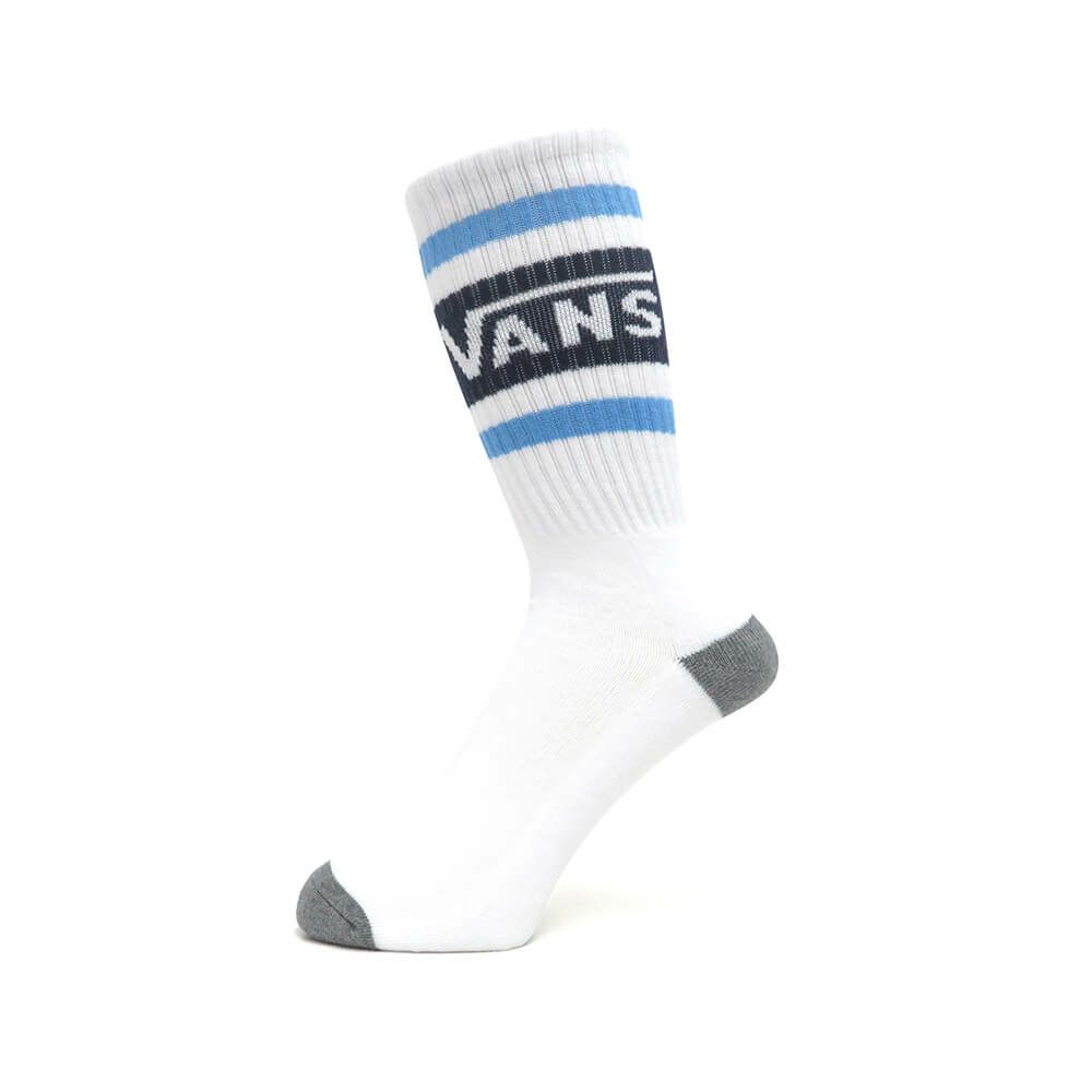 VANS SOCKS バンズ ソックス 靴下 DROP V CREW WHITE/PARISIA（US企画） スケートボード スケボー 1